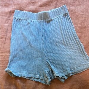 Rudy Jude Pointelle Shorts in Sky